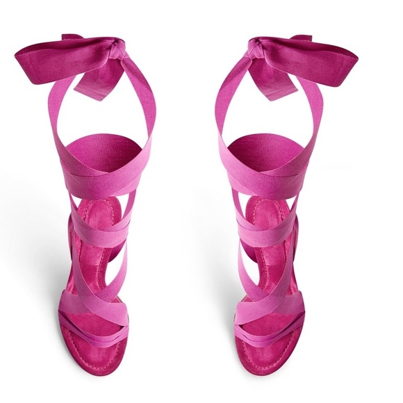 ISABEL MARANT Ribbon Sandals Lace-Up Ariel pink 💗💗💖💖✨✨ New no box - Picture 5 of 9